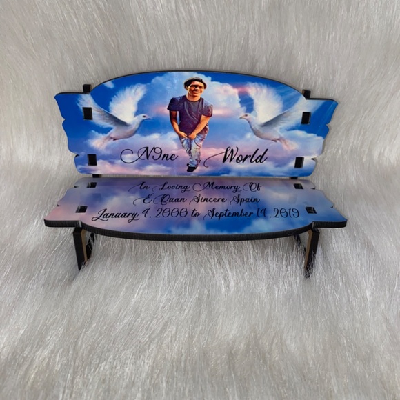 Customize Mini Memory Bench & Rocking Chair - Picture 8 of 8